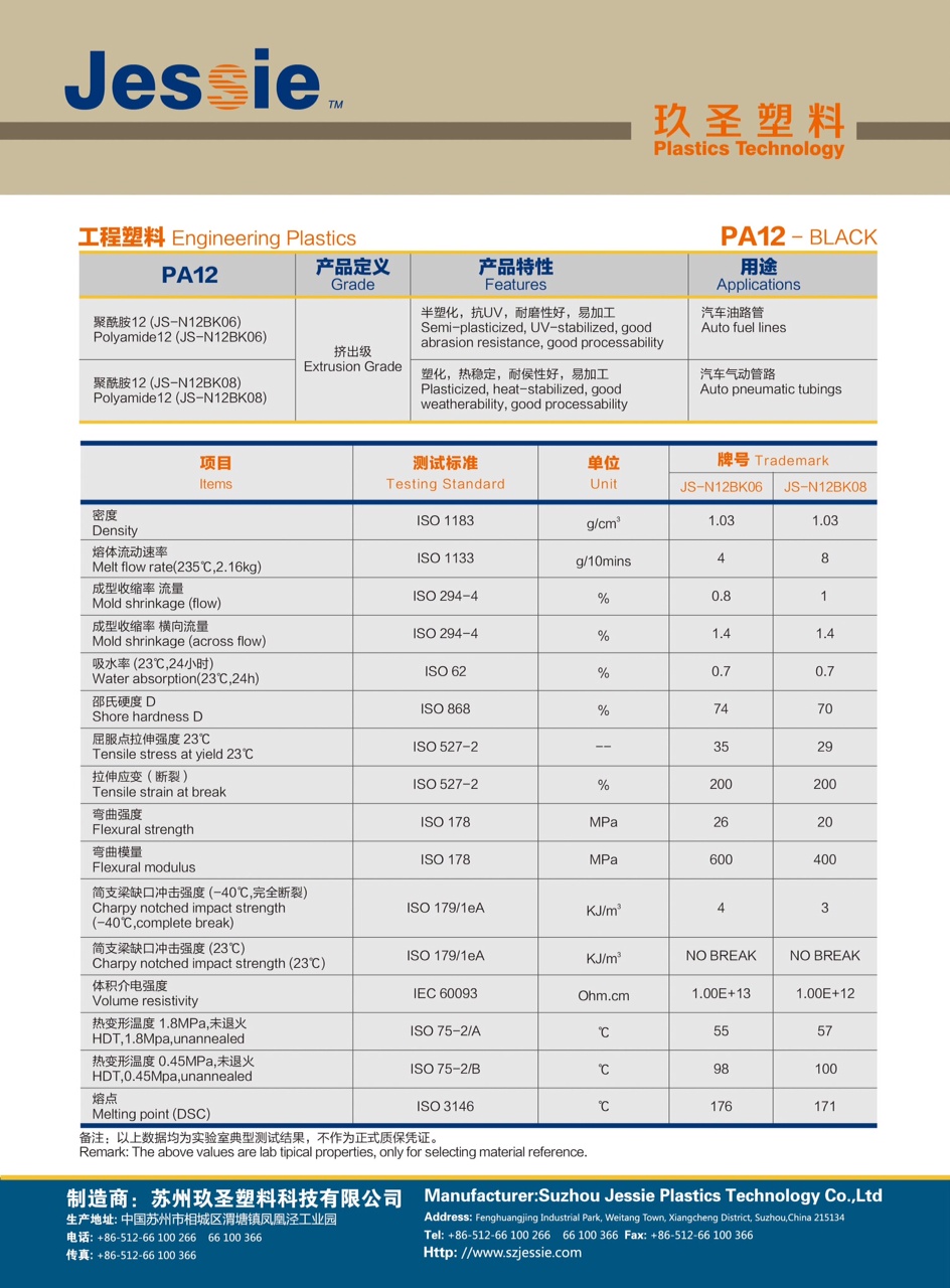 PA12-JS-N12BK06/08(Auto Tubings)